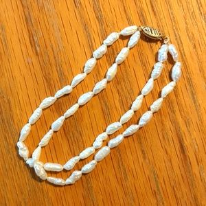 Double-Strand Freshwater Pearl Bracelet